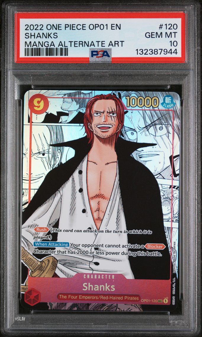2022 #120 Shanks PSA 10 One Piec