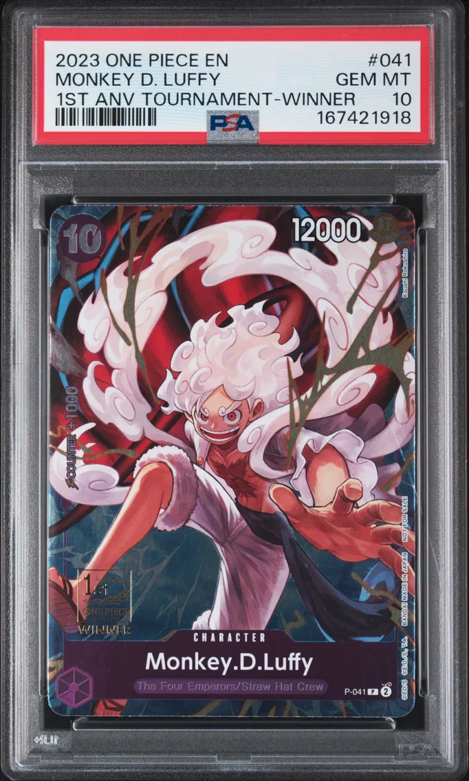 2023 #041 Monkey D. Luffy PSA 10 One Piece Promos