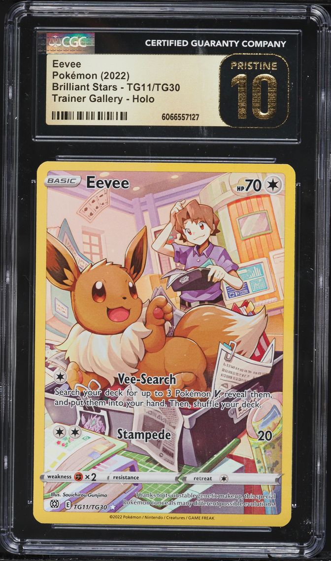 2022 #TG11 Full Art/Eevee CGC 10