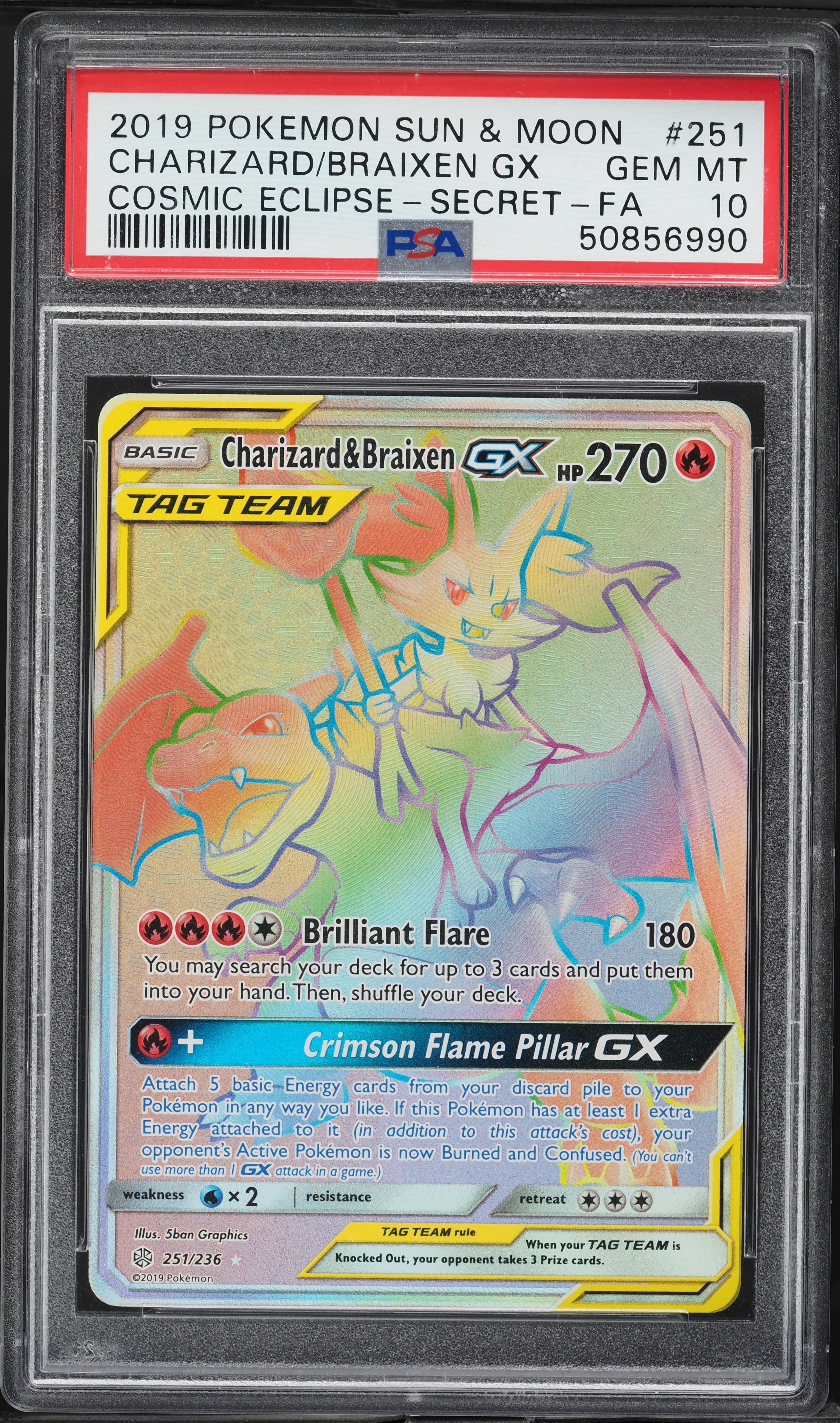 Full Art/Charizard & Braixen GX