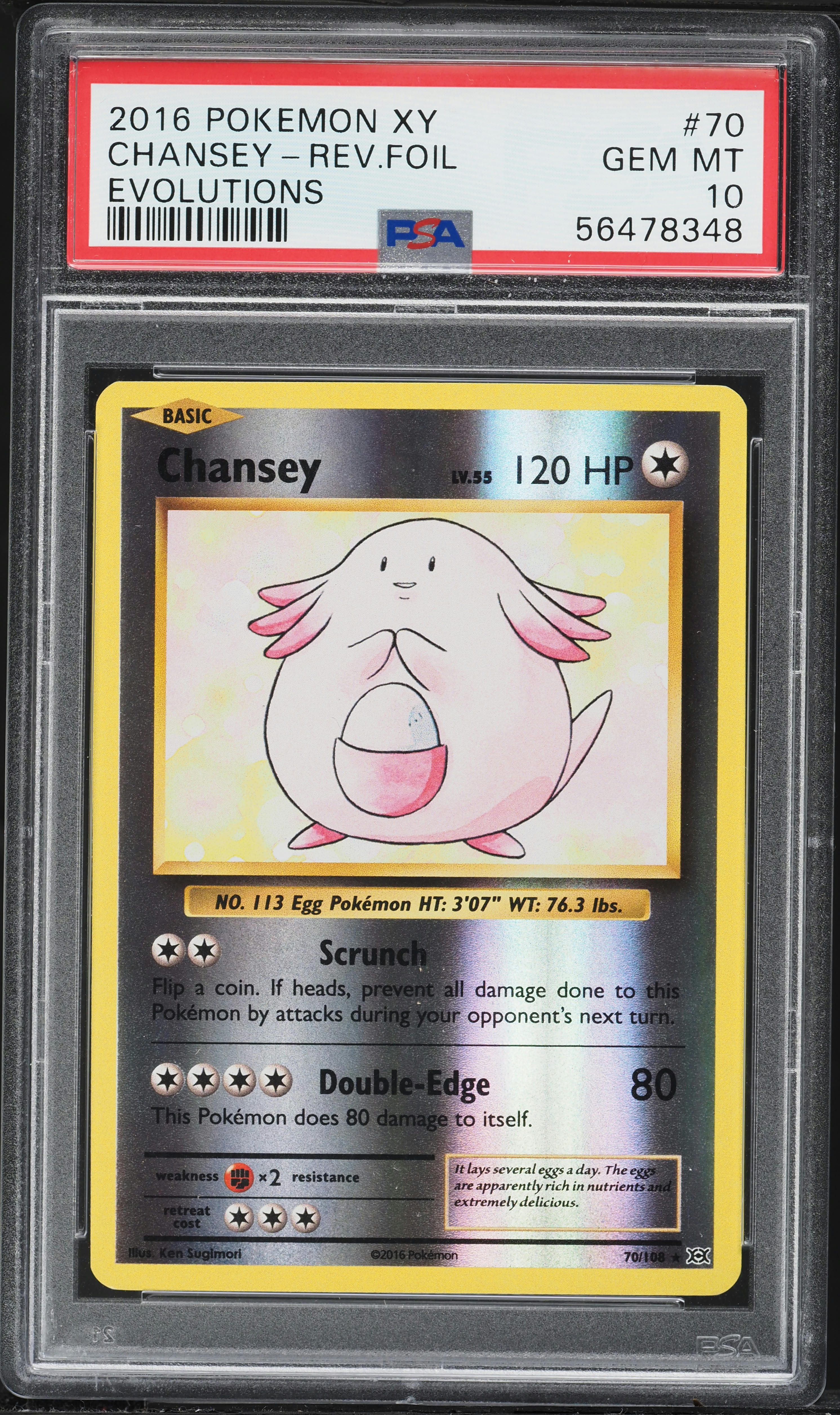 Chansey-Reverse Foil