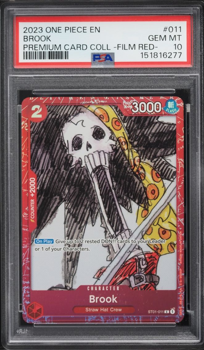 2023 #ST01-011 Brook PSA 10 One Piece Premium Collection Film Red