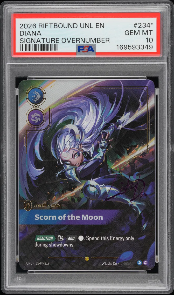 2026 #234* Diana - Scorn of the Moon PSA 10 Riftbound: League of Legends Unl-Unleashed