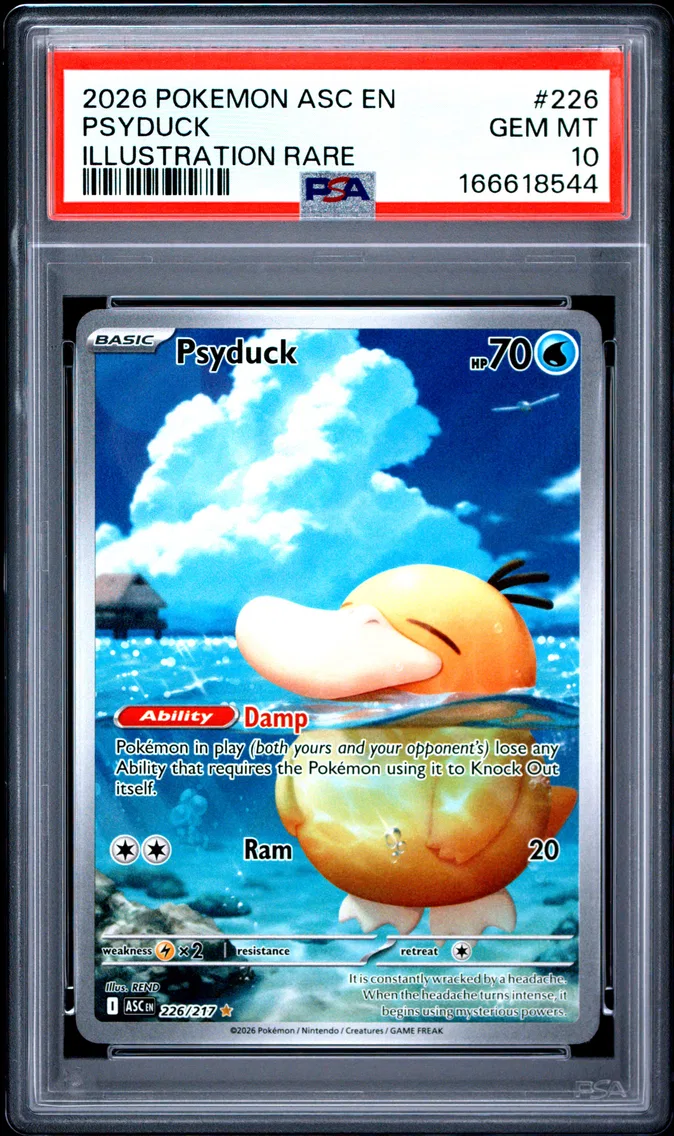 2026 #226 Psyduck PSA 10 Asc EN-Ascended Heroes