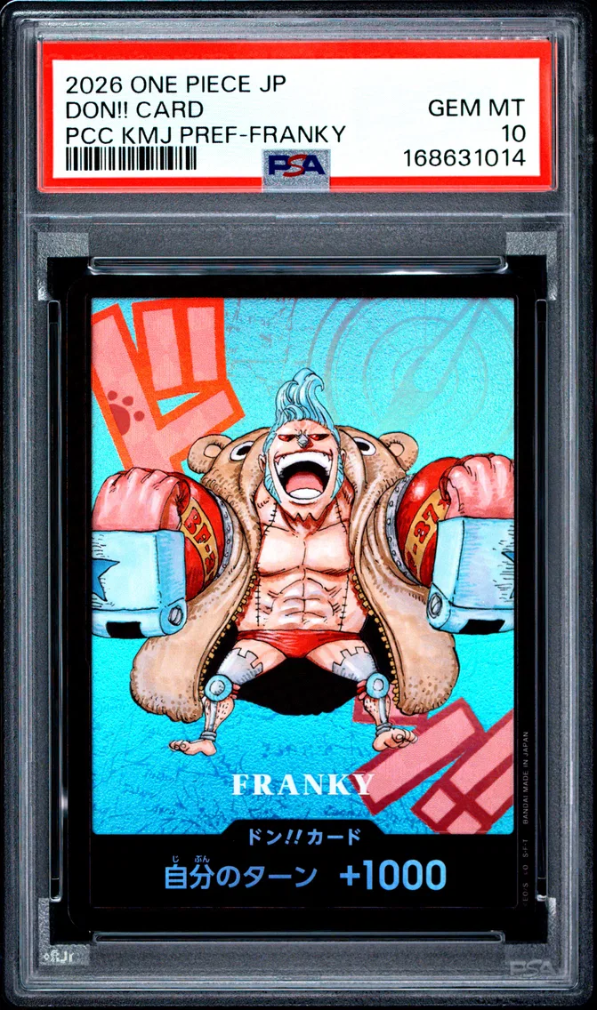 2026 #NA Don!! Card PSA 10 One Piece Japanese Premium Card Collection Kumamoto Prefecture Special