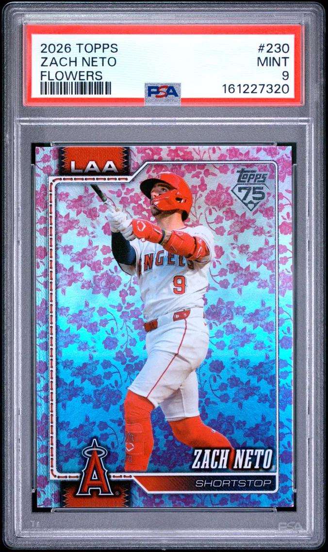 2026 #230 Zach Neto PSA 9 Topps