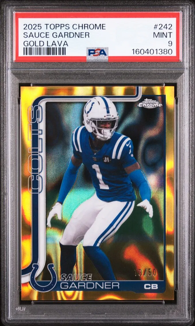 2025 #242 Sauce Gardner PSA 9 Topps Chrome