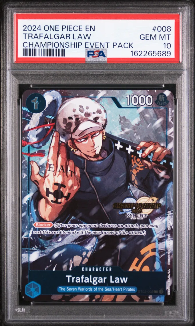 2024 #008 Trafalgar Law PSA 10 One Piece Championship 2024 Event Pack