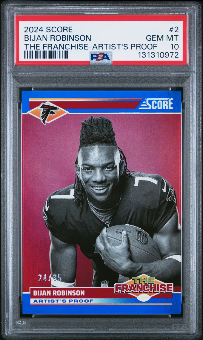 2024 #2 Bijan Robinson PSA 10 Panini Score the Franchise