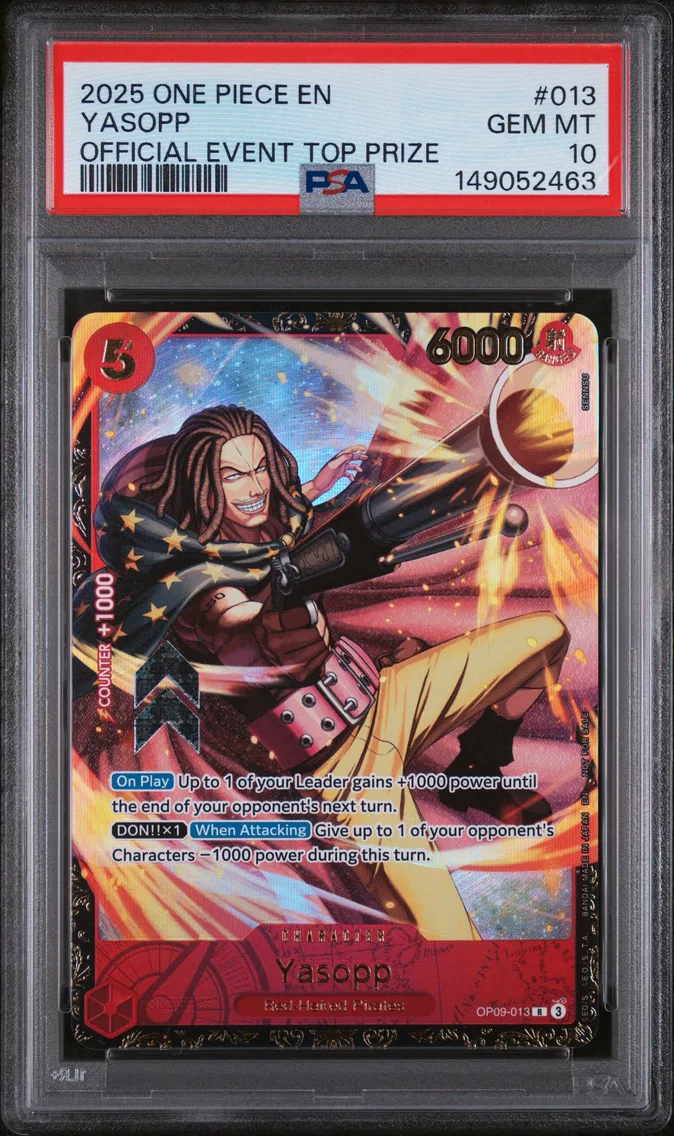 2025 #013 Yasopp PSA 10 One Piece Promos