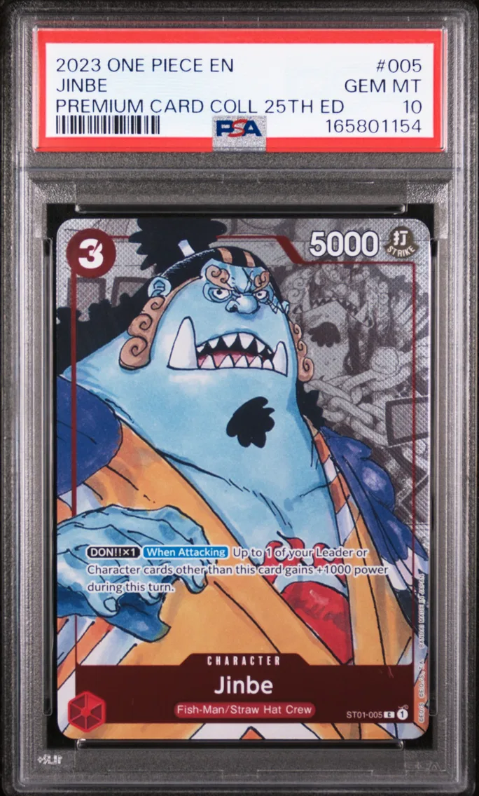 2023 #005 Jinbe PSA 10 One Piece Premium Card Collection 25th Edition