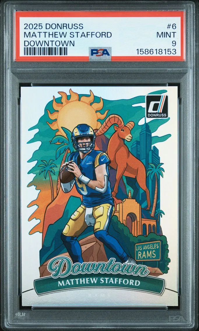 2025 #6 Matthew Stafford PSA 9 P