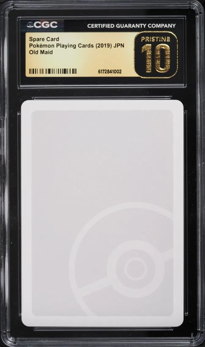 2019 Pokemon Japanese Playing Cards Old Maid Spare Card CGC 10 PRISTINE