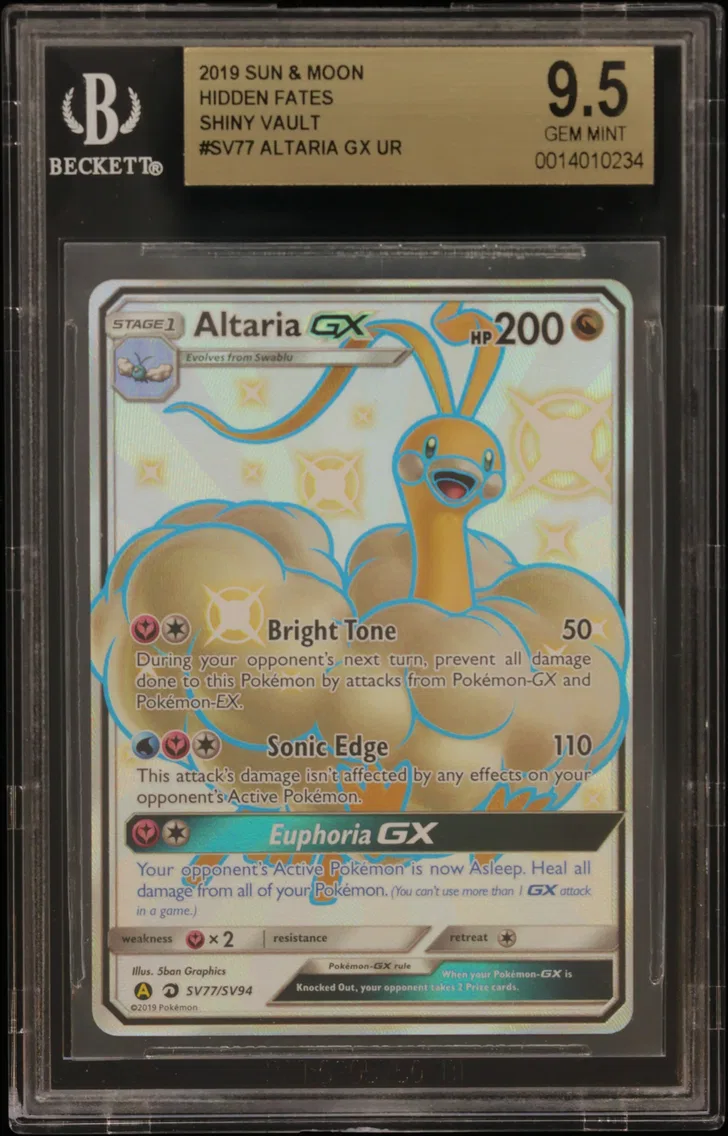2019 #SV77 Altaria GX UR BGS 9.5