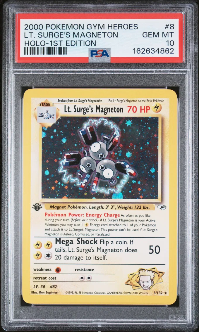 2000 #8 LT. Surge's Magneton PSA
