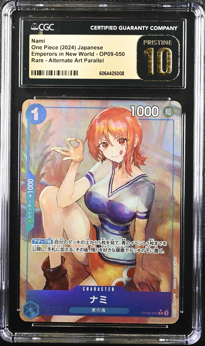 2024 #OP09-050 Nami CGC 10 Pristine Emperors in the New World (OP09) - Japanese