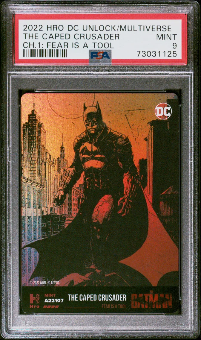2022 #NA The Caped Crusader PSA 9 Hro DC Unlock the Multiverse Chapter 1