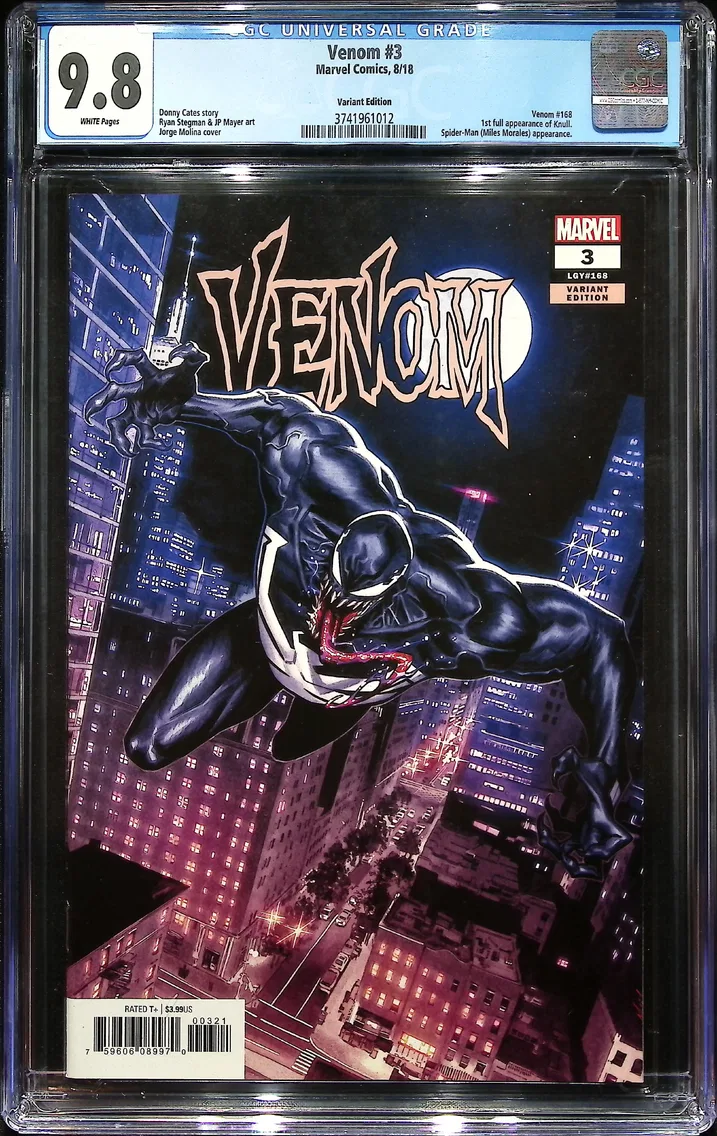 2018 Venom #3 CGC 9.8 Marvel Comics