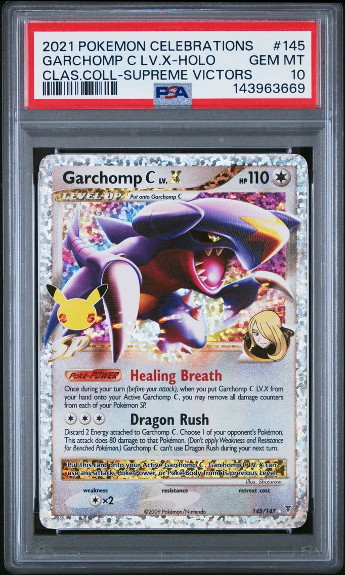 2021 #145 Garchomp C LV.X-Holo P