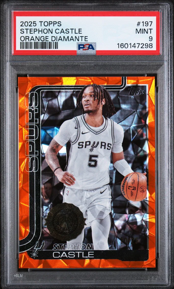 2025 #197 Stephon Castle PSA 9 Topps