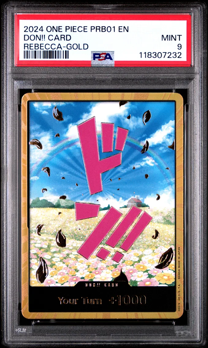 2024 #NA Don!! Card PSA 9 One Piece PRB01-Premium Booster -One Piece Card the Best-