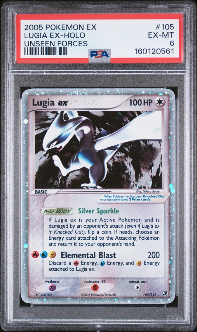 2005 #105 Lugia EX-Holo PSA 6 EX