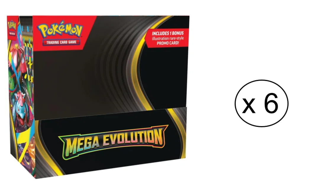 ME01 Mega Evolution Enhanced Booster Box Case (6 BB)