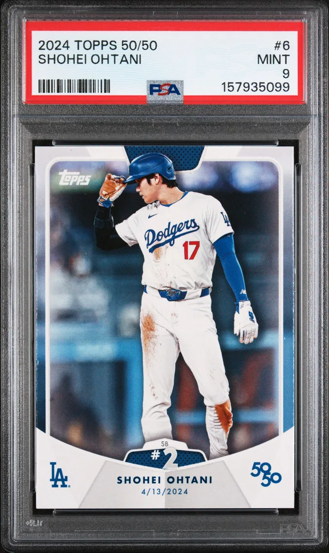 2024 #6 Shohei Ohtani PSA 9 Topps 50/50 Shohei Ohtani