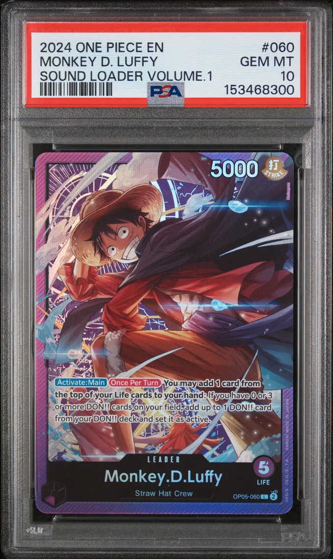 2024 #060 Monkey D. Luffy PSA 10 One Piece Promos