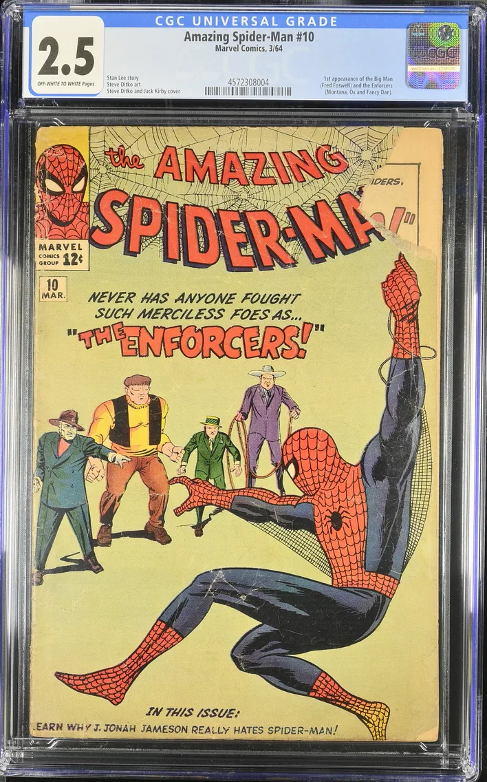 1964 Amazing Spider-Man #10 CGC 2.5 Marvel Comics