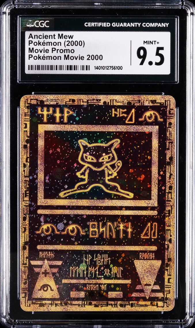 2000 #NA Ancient Mew CGC 9.5 Game Movie Pokemon