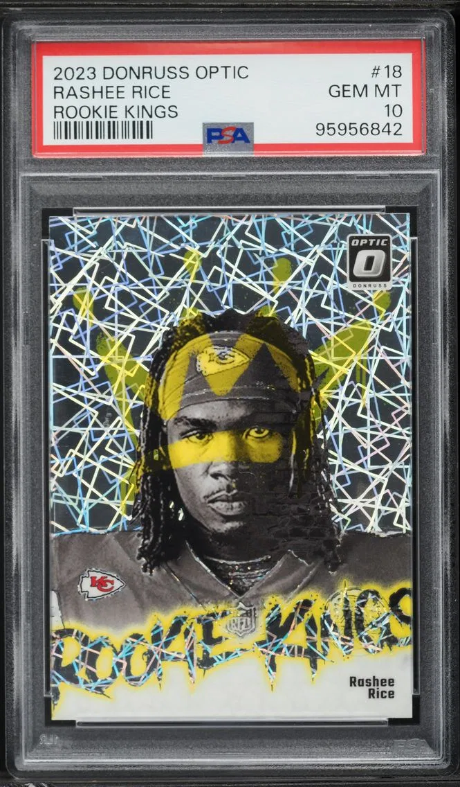 2023 #18 Rashee Rice PSA 10 Panini Donruss Optic Rookie Kings Football