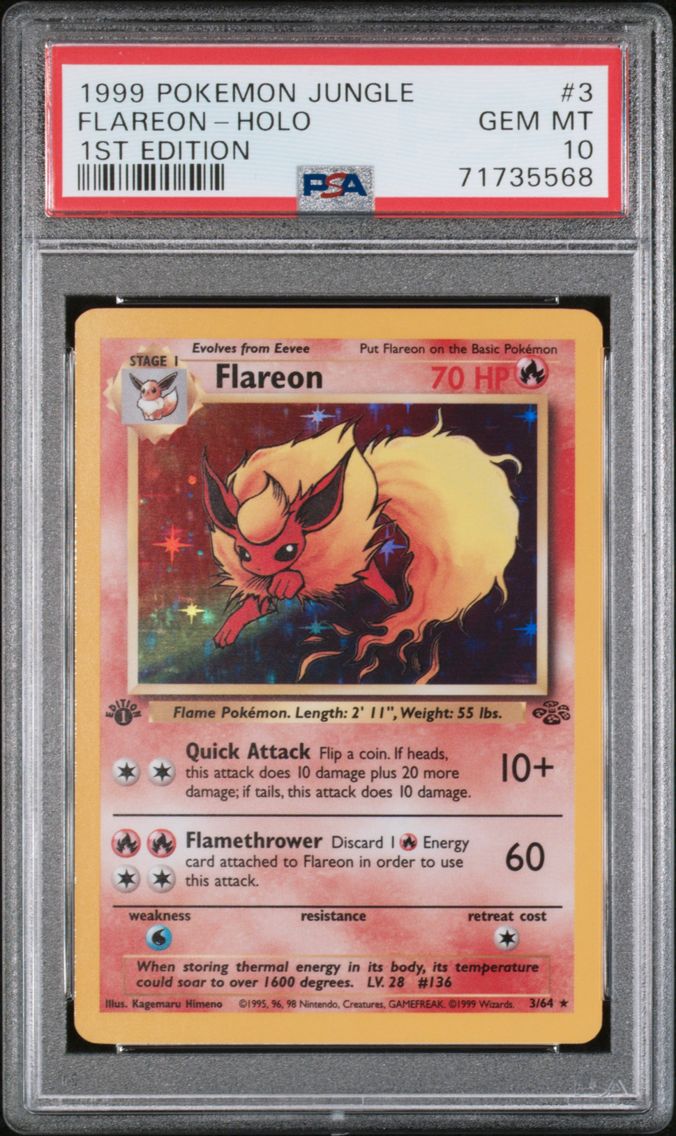 1999 #3 Flareon-Holo 1st Edition