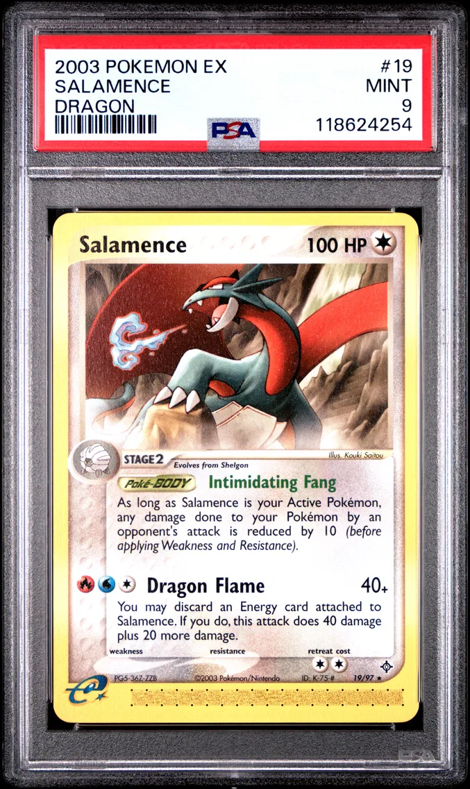 2003 #19 Salamence PSA 9 EX Dragon