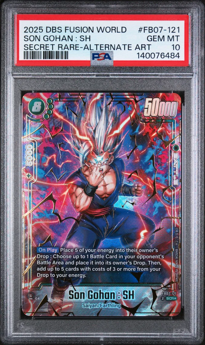 2025 #FB07-121 Son Gohan : SH PSA 10 Dragon Ball Super Card Game Fusion World Wish for Shenron