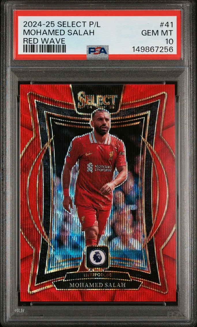 2024 #41 Mohamed Salah PSA 10 Panini Select Premier League