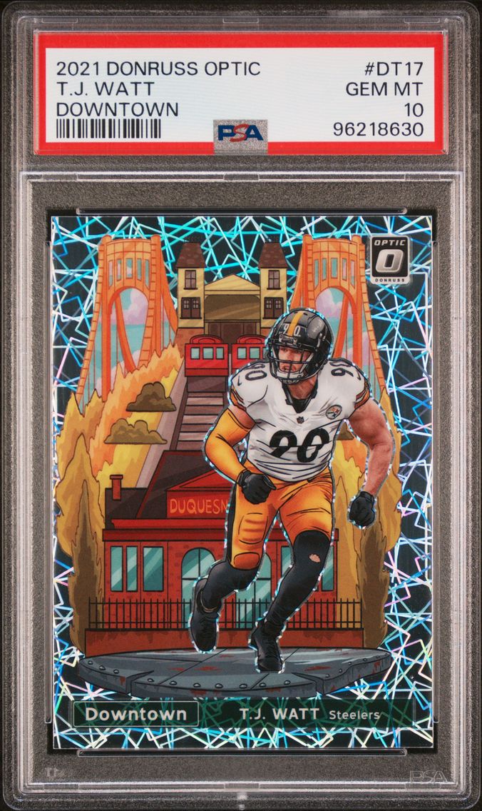 2021 #DT17 T.J. Watt PSA 10 Pani