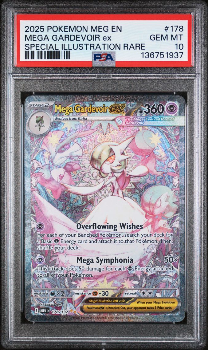 2025 #178 Mega Gardevoir EX PSA 