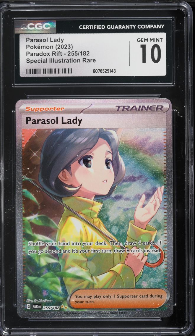2023 #255 Parasol Lady CGC 10 Par EN-Paradox Rift Pokemon