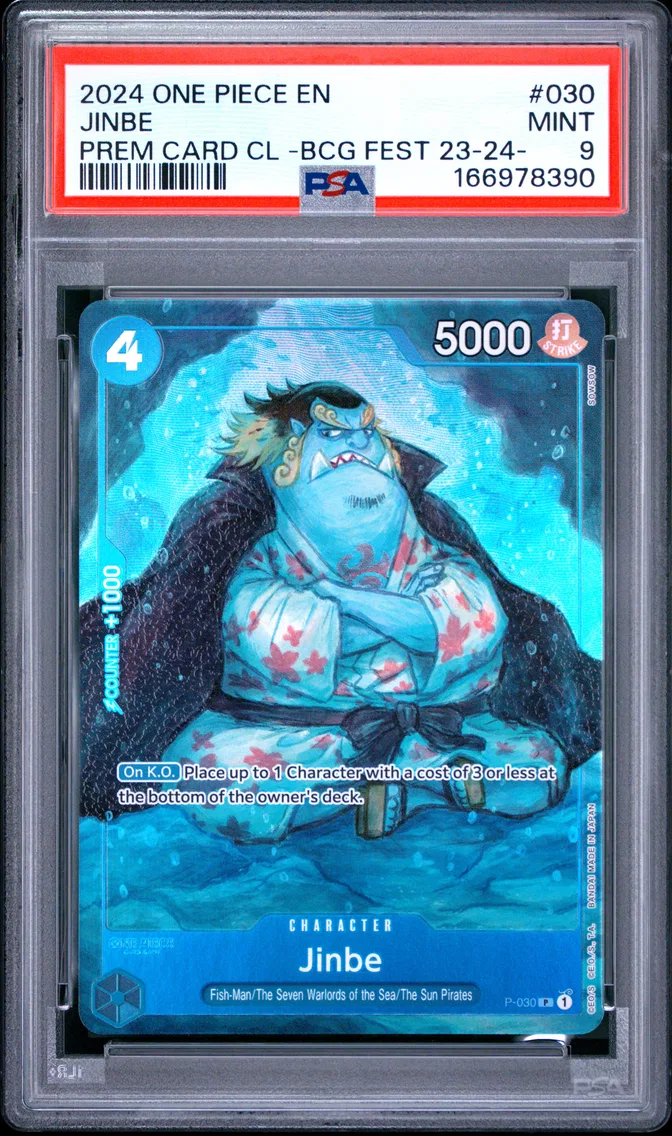 2024 #030 Jinbe PSA 9 One Piece Premium Card Collection -Bandai Card Games Fest 23-24 Edition-
