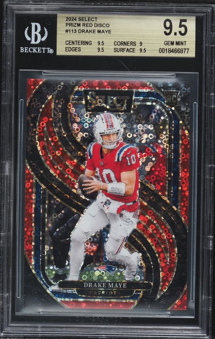 2024 #113 Drake Maye BGS 9.5 Pan