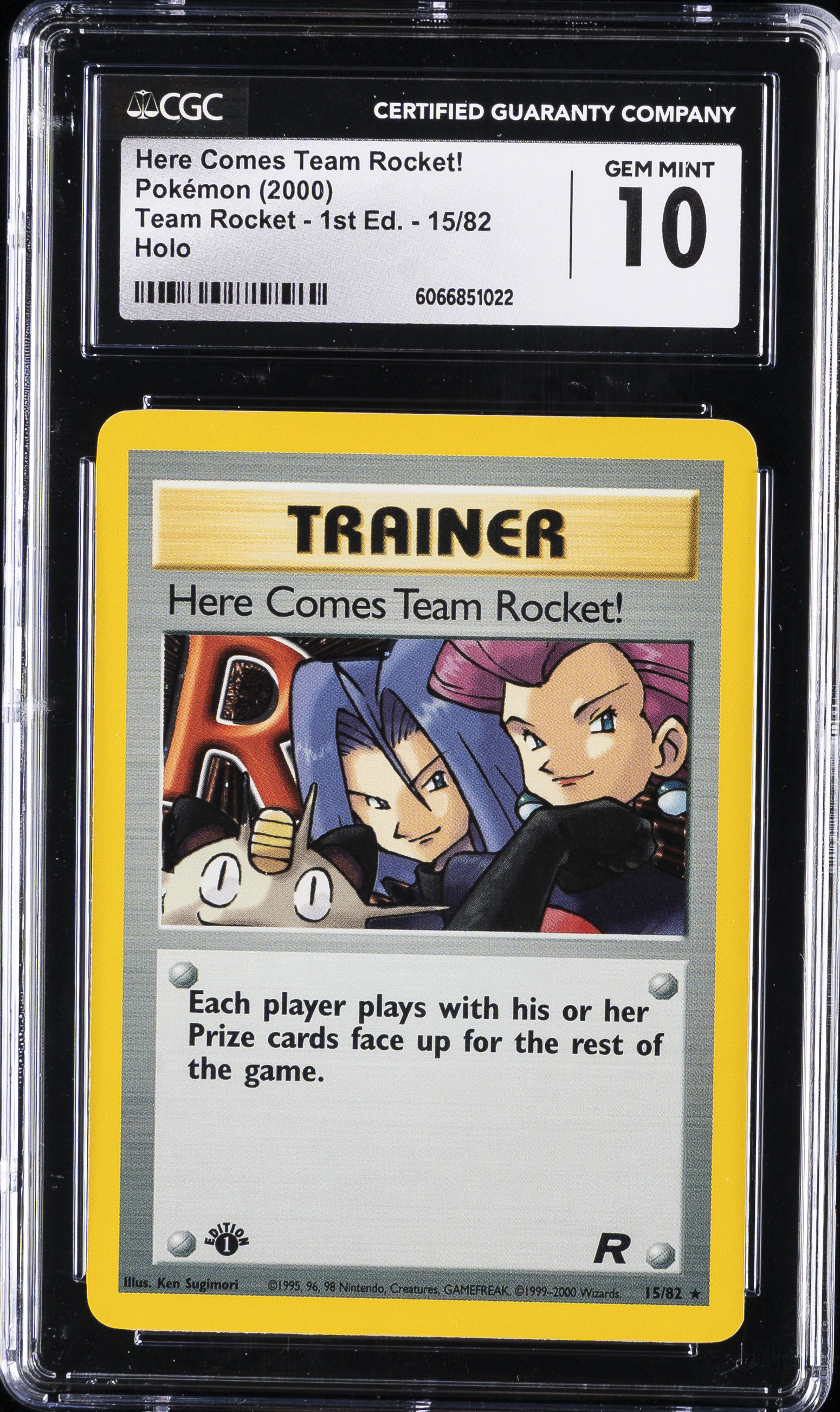 Here Comes Team Rocket!-Holo 1st Edition
