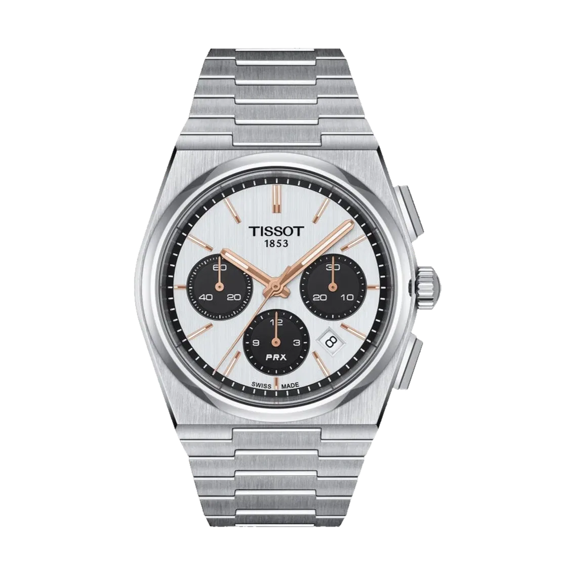 Tissot PRX Chronograph 42mm - White on Bracelet