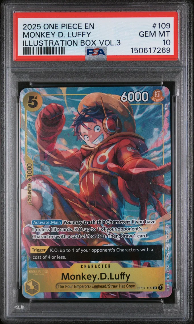 2025 #109 Monkey D. Luffy PSA 10 One Piece Promos