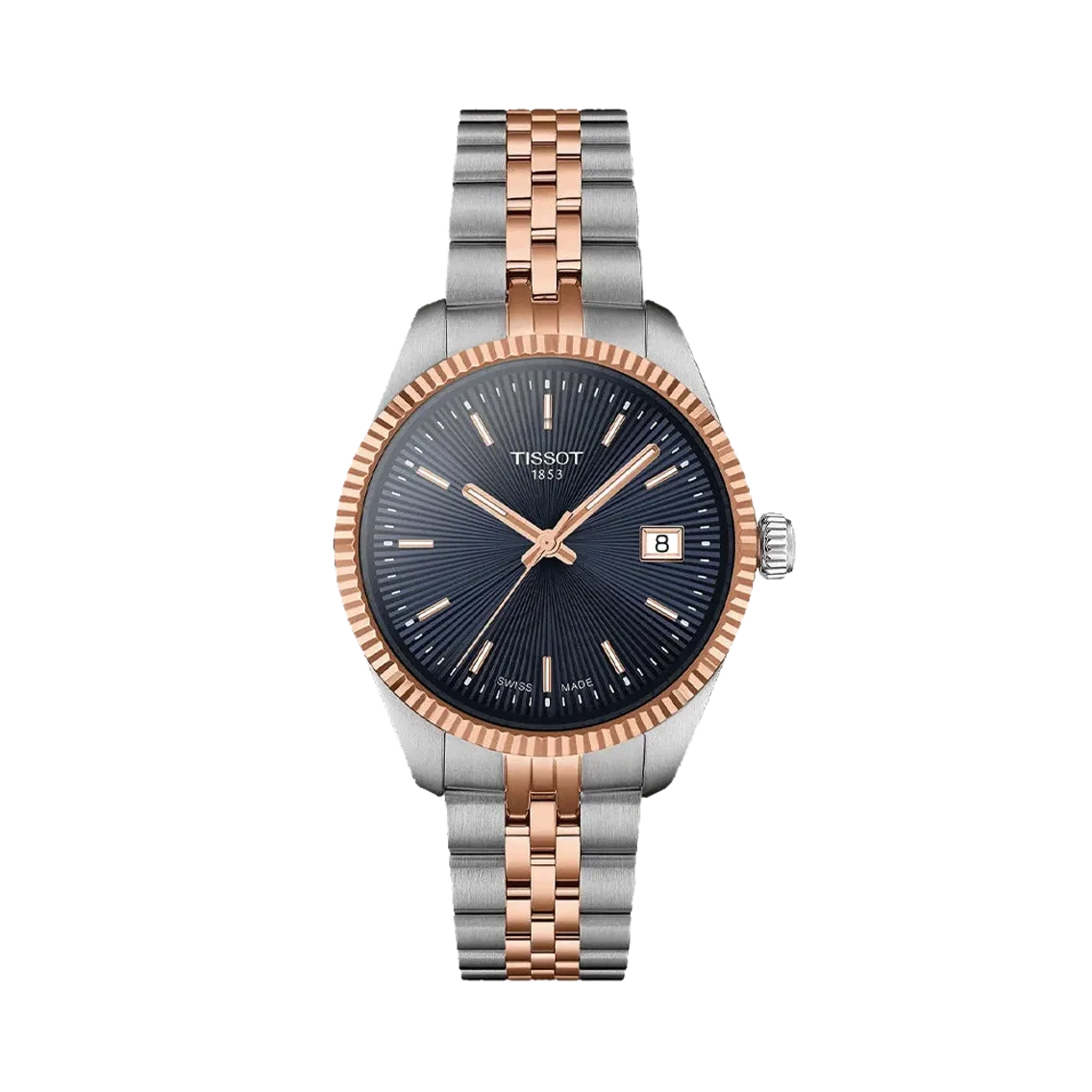 Tissot Ballade Quartz 34mm - Blue on Two-Tone Bracelet
