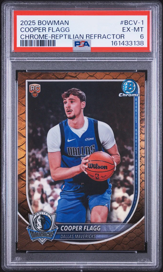 2025 #BCV-1 Cooper Flagg PSA 6 Bowman