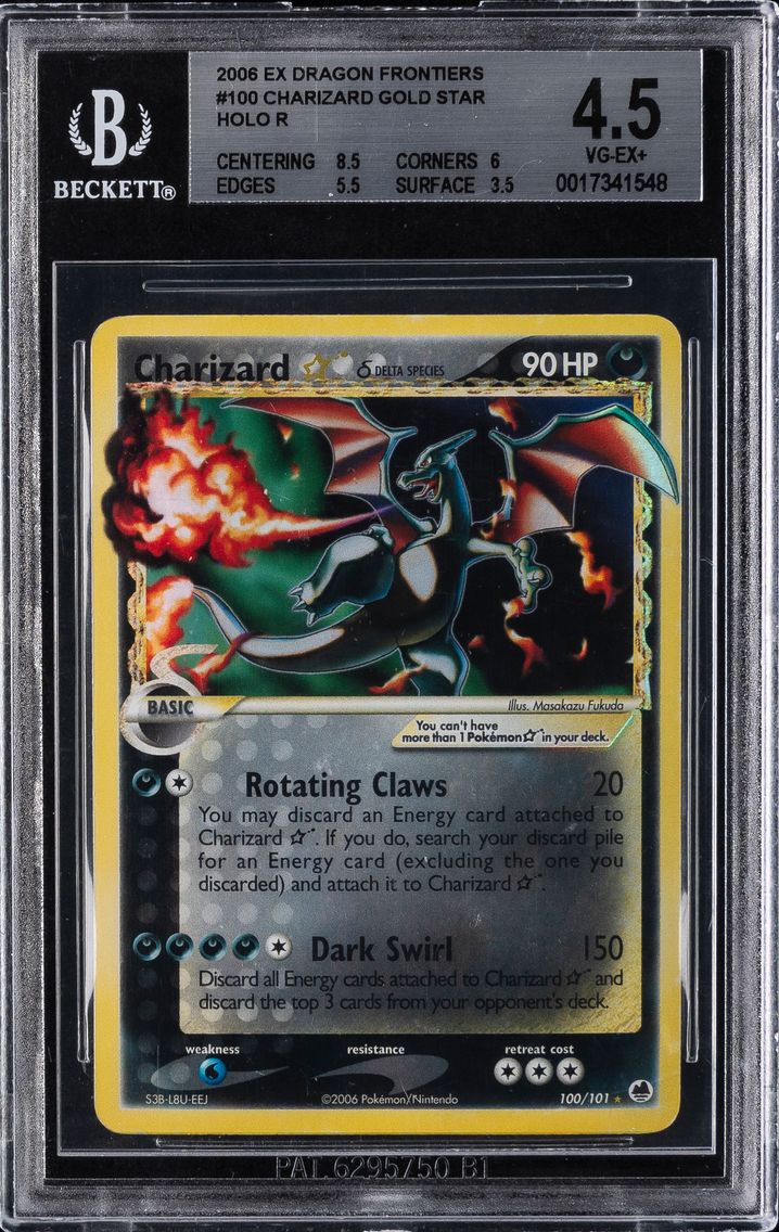 2006 #100 Charizard-Holo BGS 4.5