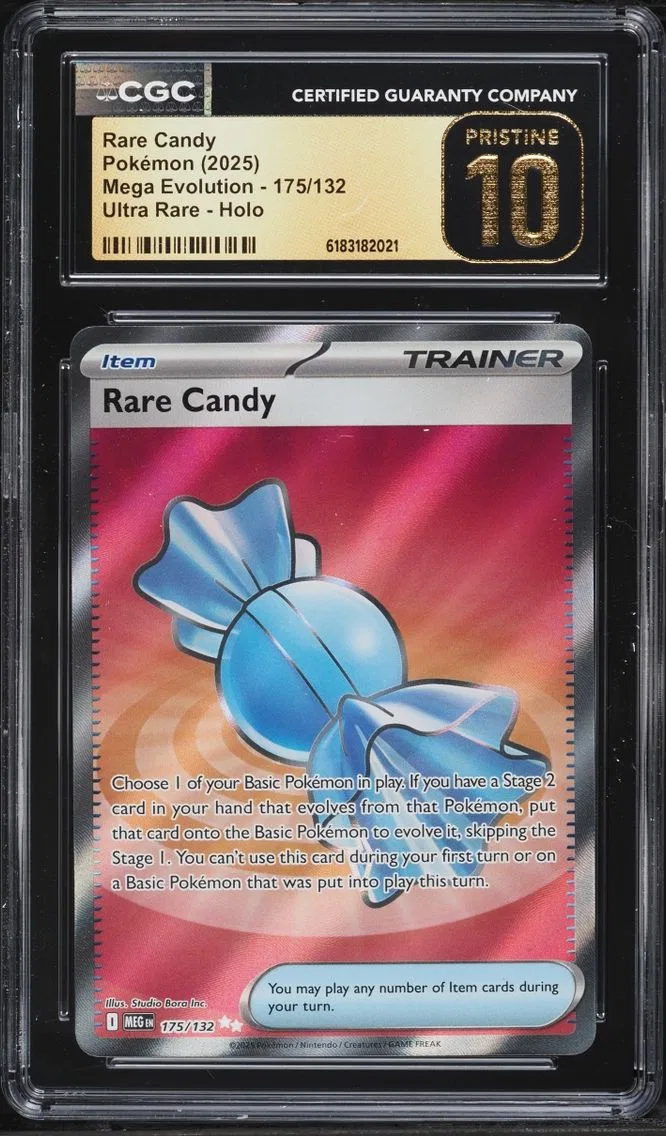 2025 #175 Candy CGC 10 Pokemon Mega Evolution Full Art