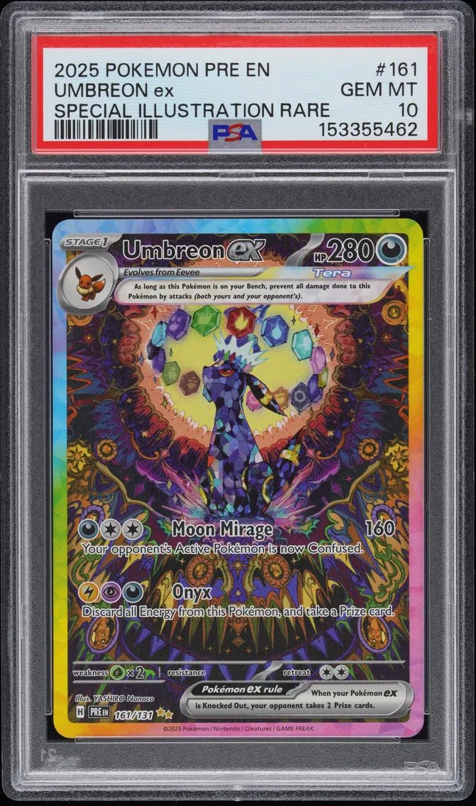 2025 #161 Umbreon EX PSA 10 Pre