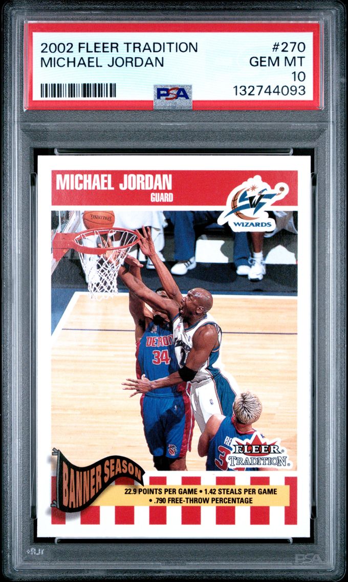 2002 #270 Michael Jordan PSA 10